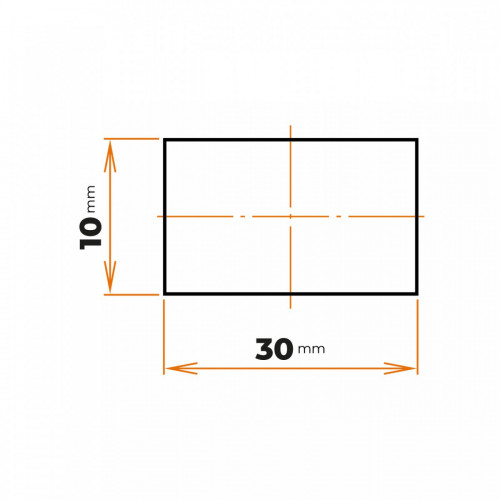 Tyč plochá 30 x 10 mm