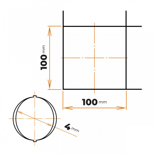 Sieť 4 / 100 x 100 mm / 2000 x 3000 mm