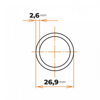 Rúra bezšvová 26,9 / 2,6 mm (3/4")