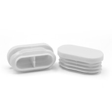Záslepka oválna / 145-034 / 40 x 20 mm / 1 - 2 mm (biela)