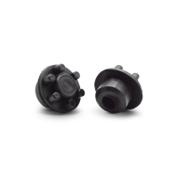 Nožička pod sklo / 069-183 / 12 mm (čierna)