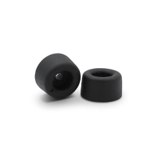 Nožička kónická s otvorom pre skrutku / 307-037 / 18,5 / 4,3 / 18 mm (čierna)