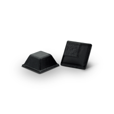 Nožička samolepiaca, štvorcová / 117-034 / 12,6 x 12,6 / 5,7 mm (čierna)