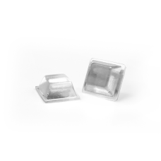 Nožička samolepiaca, štvorcová / 117-034 / 12,6 x 12,6 / 5,7 mm (prírodná)