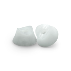 Nožička sedlová s otvorom / 303-007 / 16 x 10 / 6 mm (prírodná)