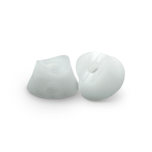 Nožička sedlová s otvorom / 303-007 / 16 x 10 / 6 mm (prírodná)