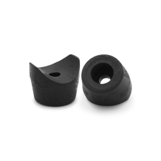 Nožička sedlová s otvorom / 306-037 / 20 x 11,5 / 5 mm (čierna)