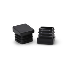 Nožička štvorcová, šikmá / 203-034 / 20x20 / 1-2 mm (čierna)