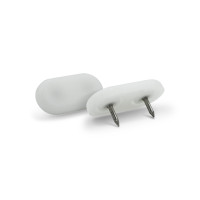 Klzák oválny s klincom / 224-034 / 44 x 18 mm (prírodná)