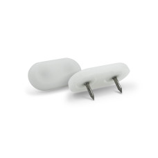 Klzák oválny s klincom / 224-034 / 35 x 18 mm (prírodná)