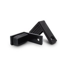 Klzák so zátkou do uzatvoreného profilu, obdĺžnikový / 059-034 / 30 x 15 / 1-2 mm (čierna)