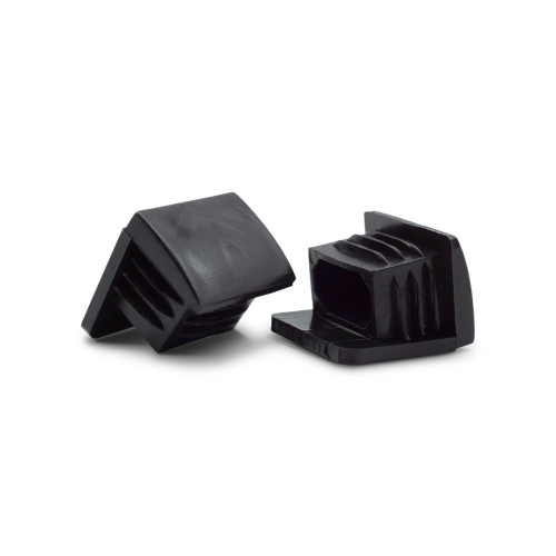 Klzák so zátkou do uzatvoreného profilu, oblý / 217-034 / 30 x 20 / 1-2 mm (čierna)