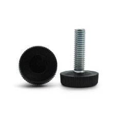 Skrutka rektifikačná / 140-068 / 20 mm / M6 x 22 mm (čierna)
