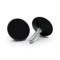 Skrutka rektifikačná s kĺbom / 281-034 / 26 mm / M10 x 20 mm (čierna)