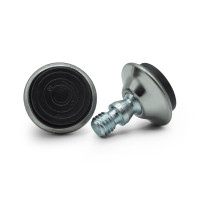 Skrutka rektifikačná s kĺbom / 281-037 / 33 mm / M10 x 20 mm (strieborná)