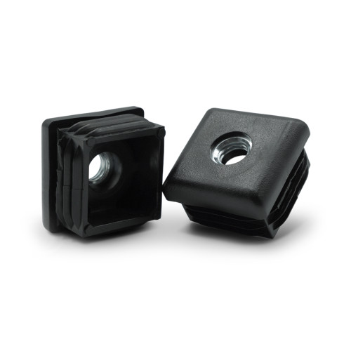 Zátka rektifikačná M10 / 205-034 / 35 x 35 / 1 - 2 mm (čierna)