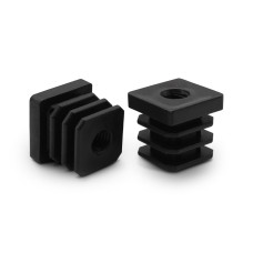 Zátka rektifikačná M10 / 205-037 / 35 x 35 / 1 - 2 mm (čierna)