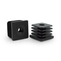 Zátka rektifikačná M10 / 205-068 / 30 x 30 / 1,5 - 2 mm (čierna)