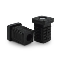 Zátka rektifikačná M10 / 205b-034 / 25 x 25 / 1 - 2 mm (čierna)