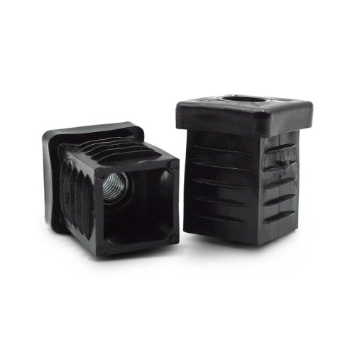 Zátka rektifikačná M10 / 205c-034 / 30 x 30 / 1 - 2 mm (čierna)