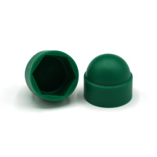 Krytka matíc / 130-034 / M10 / 17 mm (zelená)