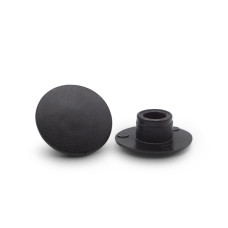 Krytka skrutky / 366-003 / 16 x 8,2 x 5 mm (čierna)