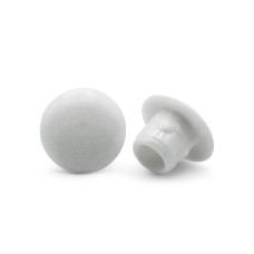 Krytka otvoru / 237b-034 / 10 / 6 x 5,4 mm (biela)