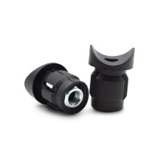 Spojka rúr s kovovou vložkou, 90° / 406-068 / 20 x 1,5 / 20 mm (čierna)