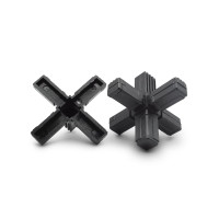 Spojka joklov 3D/6 / 339a-142 / 25 x 25 x 1,5 mm (čierna)