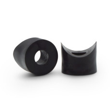 Podložka sedlová / 102a-034 / 16 - 20 x 7,5 / 6,2 mm (čierna)