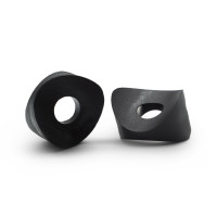 Podložka sedlová, obojstranná / 389-034 / 20 - 23 x 11,5 / 5,2 mm (čierna)