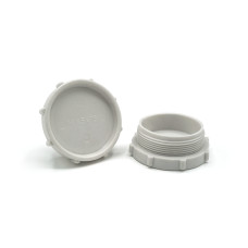 Zátka kruhová / 374-018 / M45 x 1,5 x 13 mm (šedá bledá)