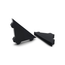 Krytka rohov dosiek / 412-034 / 50 x 50 / 3 - 4 mm (čierna)