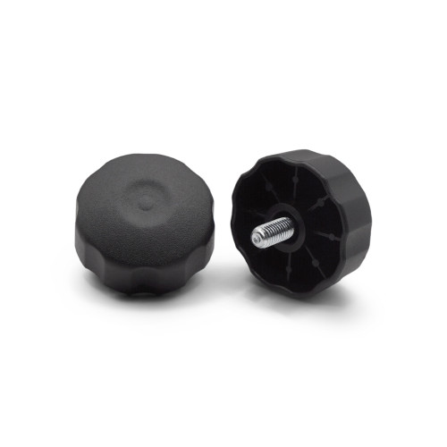 Skrutka kovová s plastovou hlavou / 105a-037 / M8 x 50 x 15 mm (čierna)