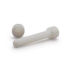 Skrutka plastová s imbusovou hlavou, DIN 912 / 050e-110 / M6 x 40 mm (prírodná)