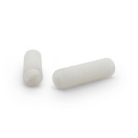 Skrutka plastová - červík / 086-003 / M5 x 12 mm (prírodná)