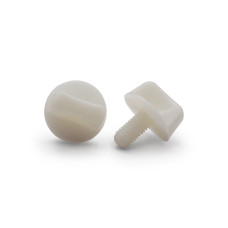 Skrutka plastová, hlava špeciálna - tvarovaná / 471a-110 / M8 x 25 x 16 mm (prírodná)