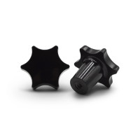 Matica kovová s plastovou hlavou, 6 cípa hviezda / 106-012 / M5 x 29 mm (čierna)