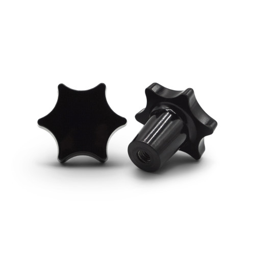 Matica kovová s plastovou hlavou, 6 cípa hviezda / 106-012 / M6 x 40 mm (čierna)