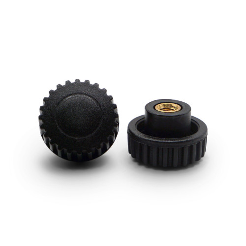 Matica kovová s plastovou hlavou / 106-034 / M4 x 22 mm (čierna)