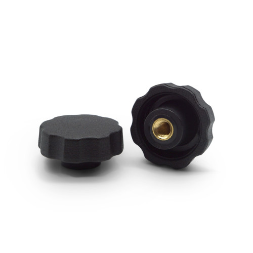 Matica kovová s plastovou hlavou, 8 cípa hviezda / 106-036 / M6 x 30 mm (čierna)
