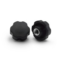 Matica kovová s plastovou hlavou, 6 vrub / 106-037 / M10 x 60 mm (čierna)