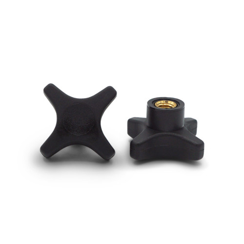 Matica kovová s plastovou hlavou, kríž / 106a-034 / M5 x 40 mm (čierna)