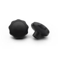Matica kovová s plastovou hlavou, 2 vrúbky / 106a-068 / M8 x 50 mm (čierna)