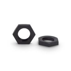 Matica plastová, 6-hranná, DIN 439 / 051a-389 / M30 x 1,5 mm (čierna)