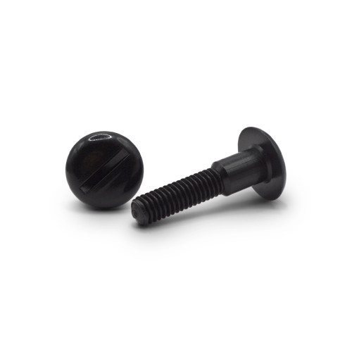 Skrutka plastová, knihárska / 082-036 / M6 x 25 mm (čierna)