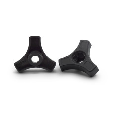 Hlava plastová pre skrutky a matice, 3 cípa hviezda / 376-043 / M8 x 55 mm (čierna)