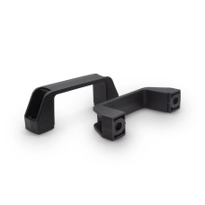 Držadlo priemyselné / 503-043 / 137 x 42 / 112 x 8,5 mm (čierna)