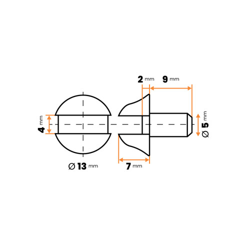 Držiak dosiek / 433-106 / 4 / 5 mm (prírodná)