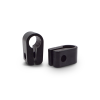 Držiak guľatiny / 466-110 / 15,2 mm (čierna)  